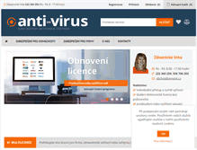 Tablet Screenshot of anti-virus.cz